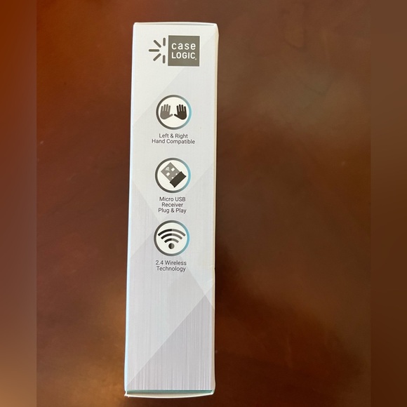 Case Logic Universal Wireless Mouse Ultra Slim CL-MS-WS-101-BK - Picture 3 of 7